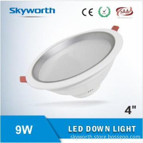 2013 new 4“ LED Down Light 9 W 3 year warranty
